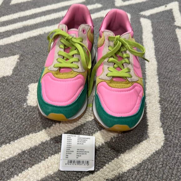 Hoff Santa Marta Pink and Green Sneakers - Picture 2 of 7